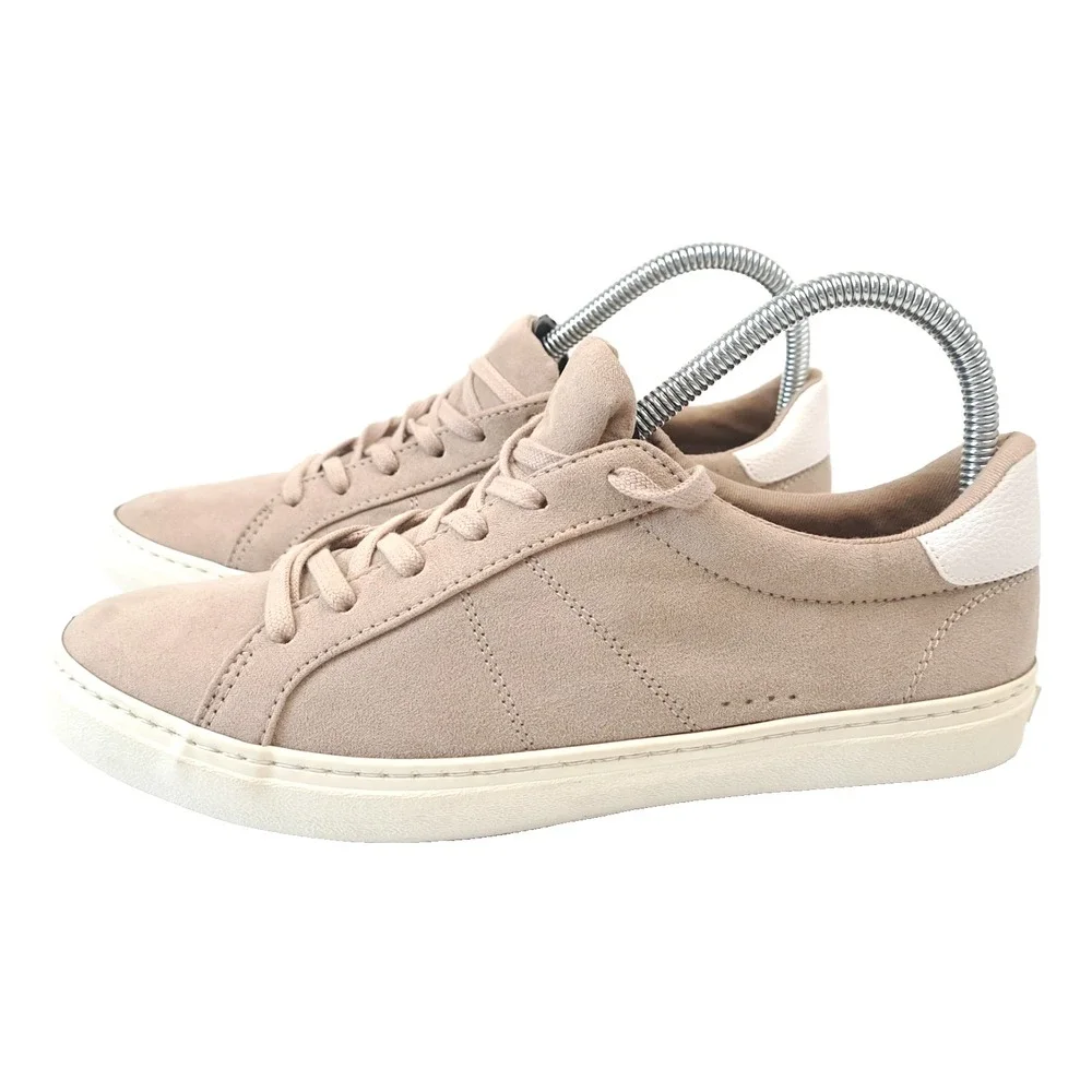 Y2K OLD NAVY Court‎ Sneakers Women's 8 Light Taupe Tennis Shoe Preppy